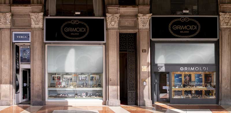 Grimoldi Milano panoramica negozio
