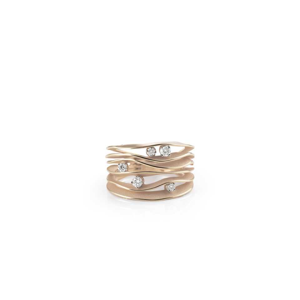 ANNAMARIA CAMILLI - ANELLO DUNE ORO ROSA GAN0914N