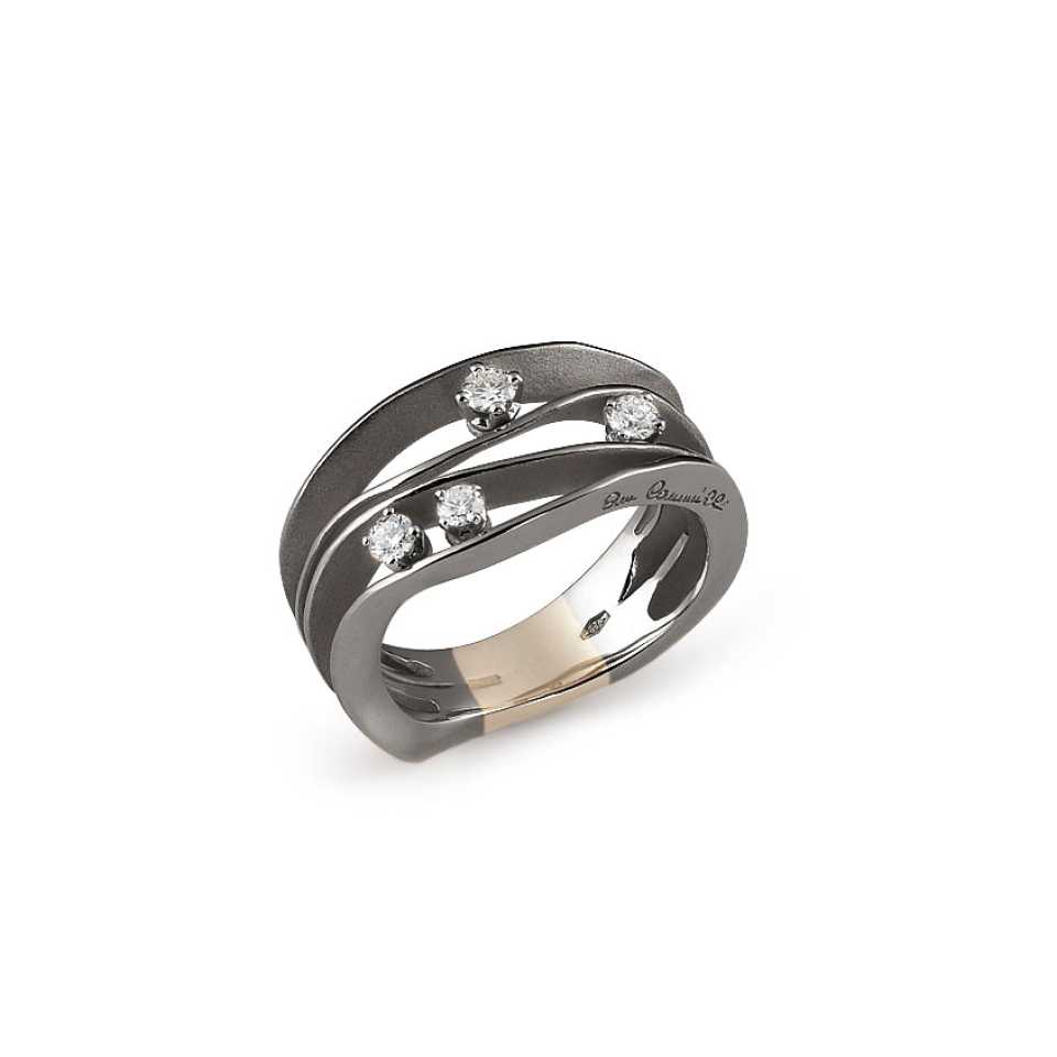 ANNAMARIA CAMMILLI - ANELLO DUNE ORO NERO GAN0778E