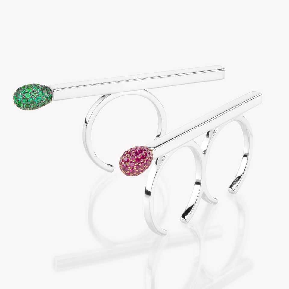 GRIMOLDI MIALNO - FIAMMA COLLECTION RINGS 1FM-W96_1FM2-W19