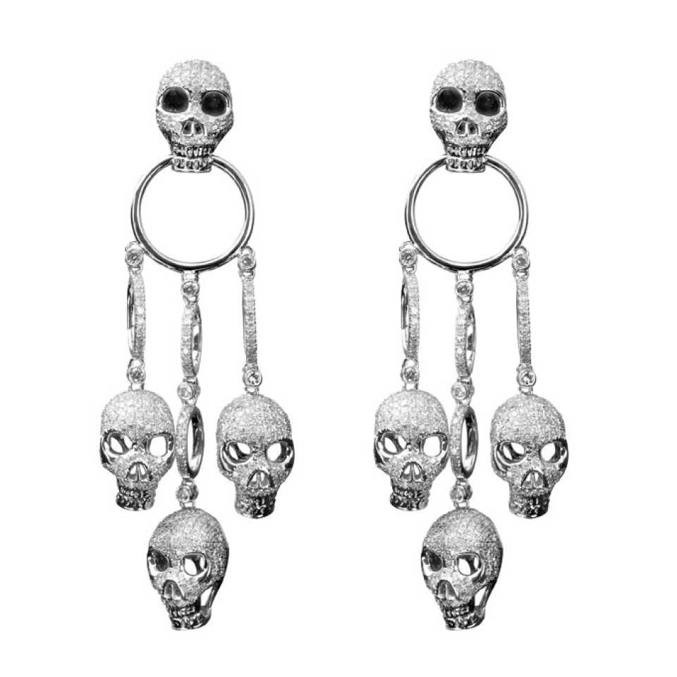 GRIMOLDI MILANO - PIRATI PAVE' COLLECTION EARINGS  2PIPMSK-W10