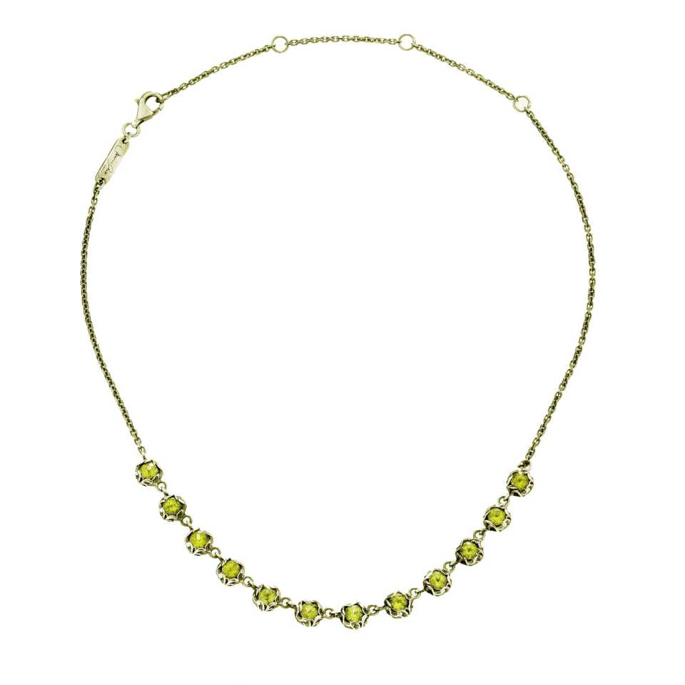 MARIA LUISA JEWELS- COLLANA ORO 9KT CON PERIDOT CA0183/V1/A