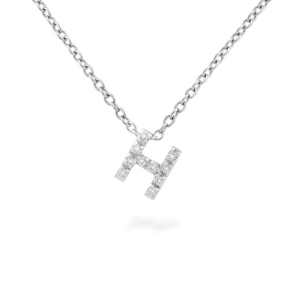 PIERO MILANO - COLLANA CON DIAMANTI LETTERA H M2316GB/H