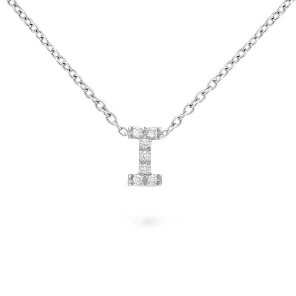 PIERO MILANO - COLLANA CON DIAMANTI LETTERA I M2316GB/I