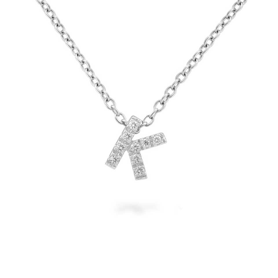 PIERO MILANO - COLLANA CON DIAMANTI LETTERA K M2316GB/K