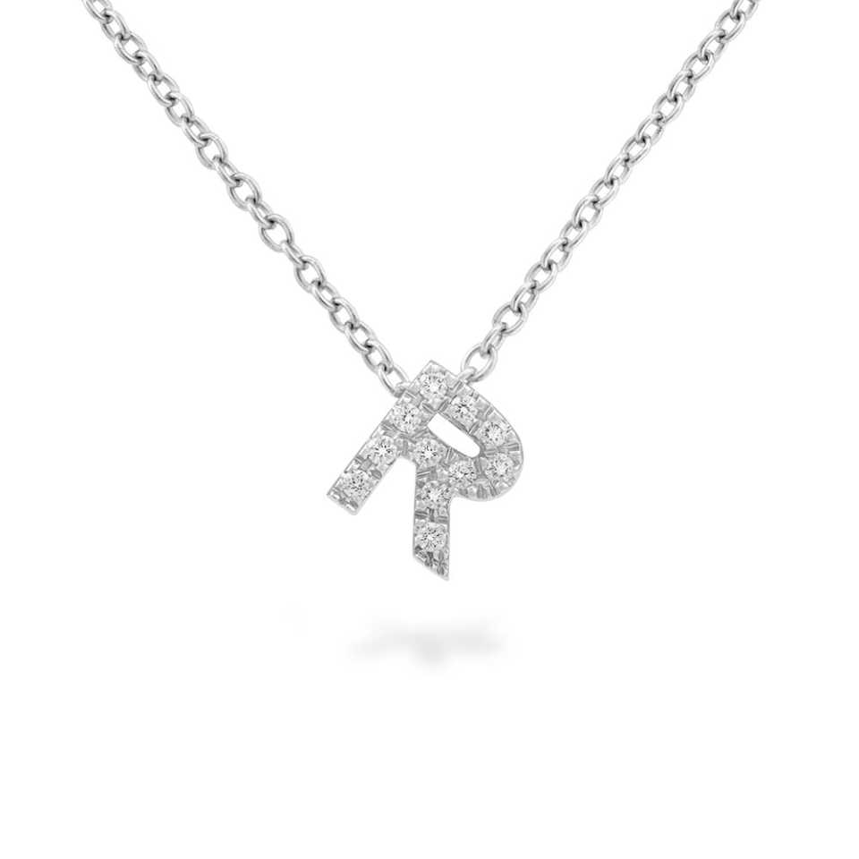 PIERO MILANO - COLLANA CON DIAMANTI LETTERA R M2316GB/R