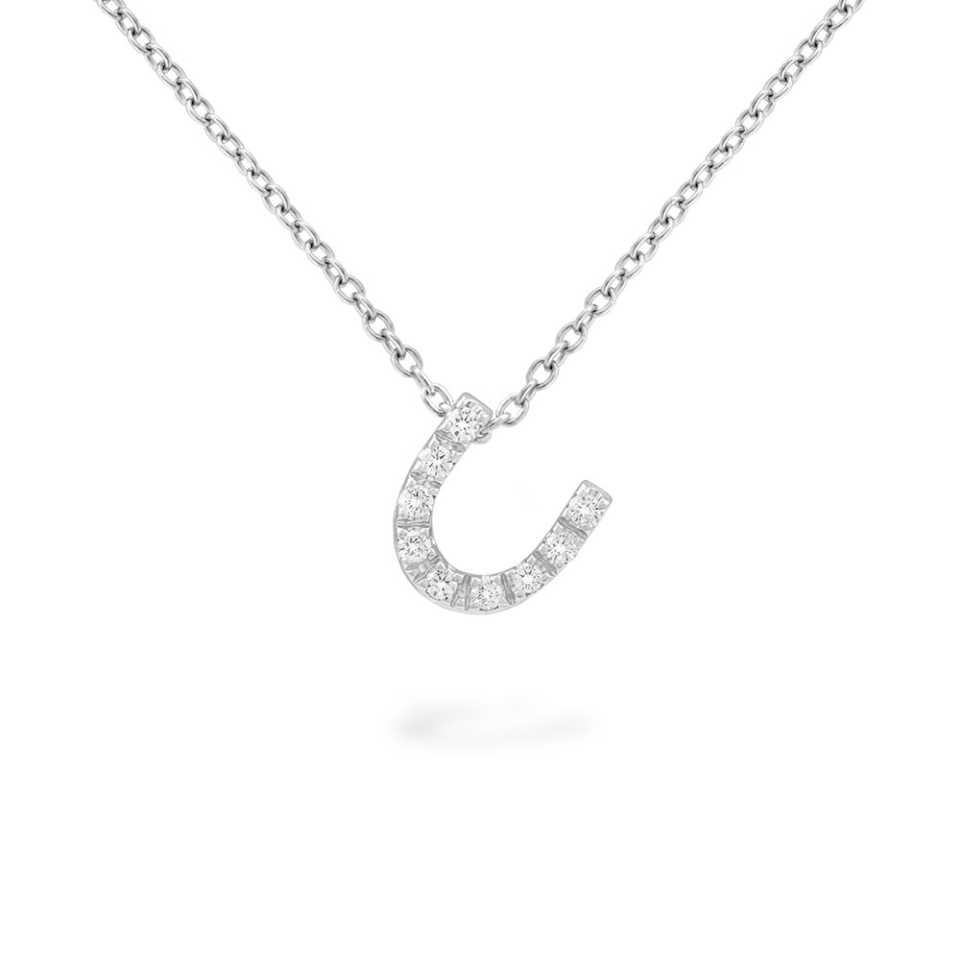 PIERO MILANO - COLLANA CON DIAMANTI LETTERA U M2316GB/U