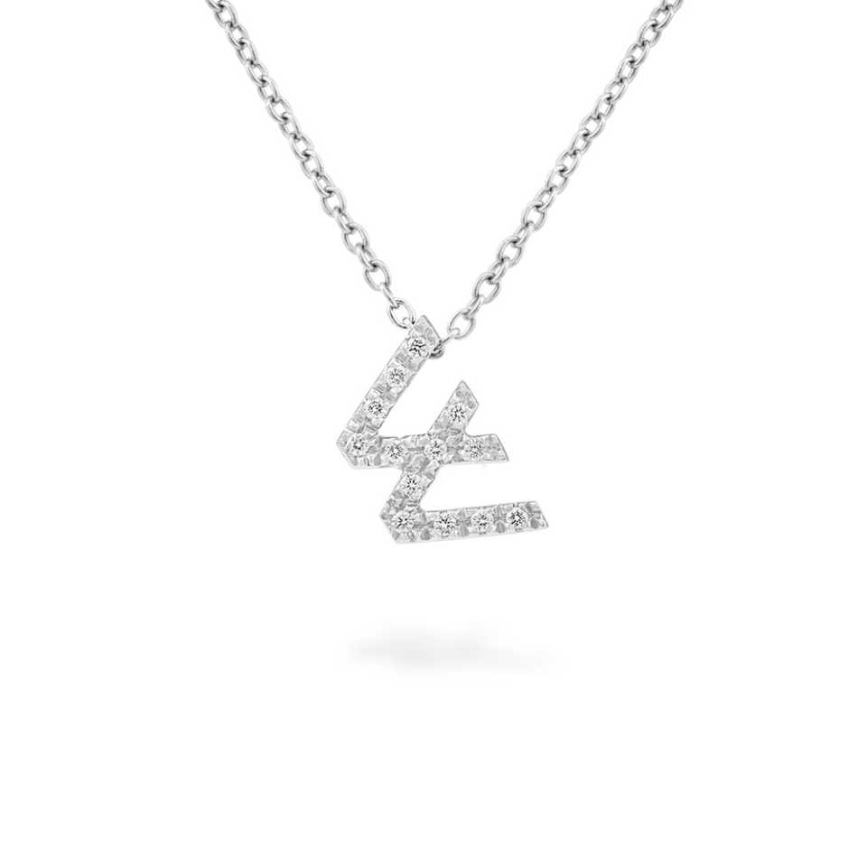 PIERO MILANO - COLLANA CON DIAMANTI LETTERA W M2316GB/W