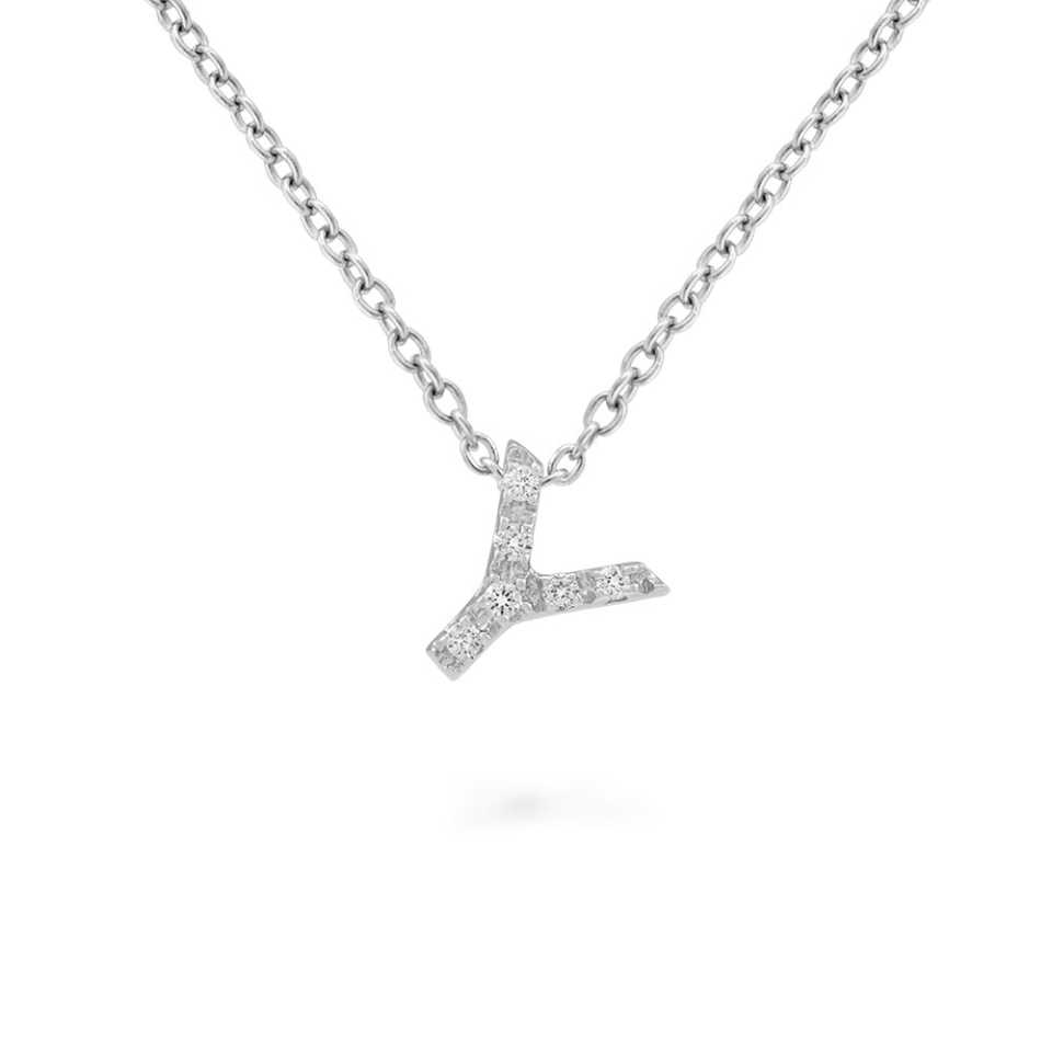 PIERO MILANO - COLLANA CON DIAMANTI LETTERA Y M2316GB/Y